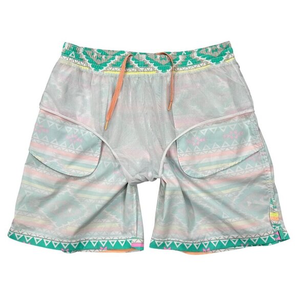 Chubbies Men's En Fuego Aztec Print Swim Trunks Size XL - Picture 6 of 7